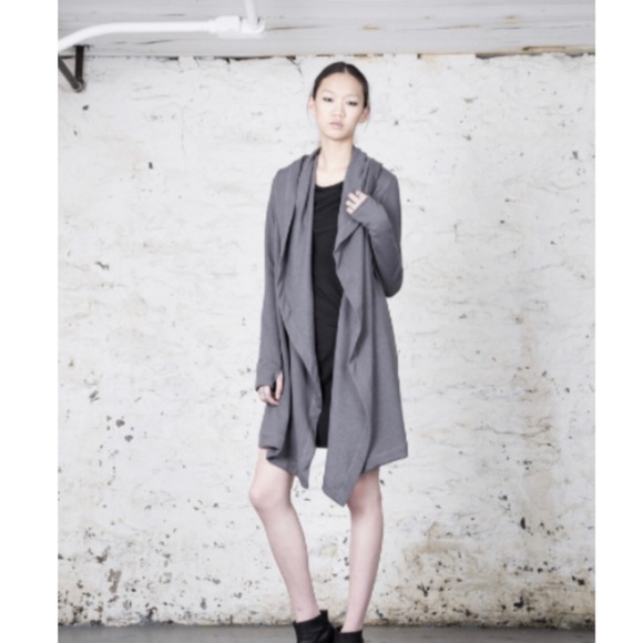 Ovate Jackets & Blazers - Ovate A/W 14 Oxyde Long Hooded Cardigan